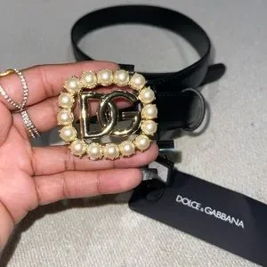 Dolce & Gabbana | Accessories | Dolce Gabbana Calfskin Belt  display picture 1